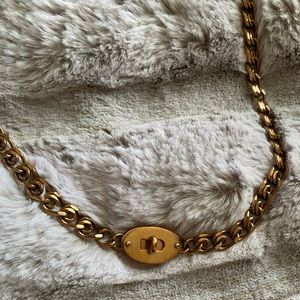 FOSSIL “Lock & Key” Rose Gold Necklace ✨